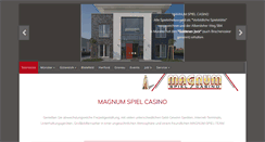 Desktop Screenshot of magnum-casino.com